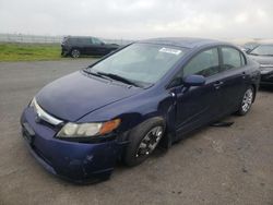 Salvage cars for sale from Copart Sacramento, CA: 2007 Honda Civic LX