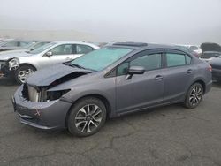 Honda Civic EX salvage cars for sale: 2015 Honda Civic EX