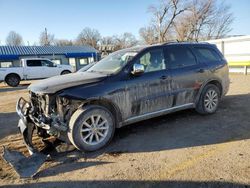 Salvage cars for sale at Wichita, KS auction: 2015 Dodge Durango SXT