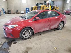 Salvage cars for sale from Copart Blaine, MN: 2016 Toyota Corolla L