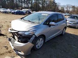 Salvage cars for sale at North Billerica, MA auction: 2019 Honda FIT LX