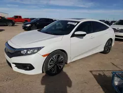 Salvage cars for sale from Copart Amarillo, TX: 2017 Honda Civic EXL