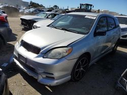 Toyota Corolla salvage cars for sale: 2003 Toyota Corolla Matrix XR