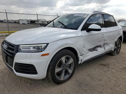 Salvage cars for sale at Houston, TX auction: 2020 Audi Q5 Premium
