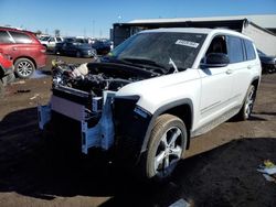 Salvage SUVs for sale at auction: 2022 Jeep Grand Cherokee L Limited