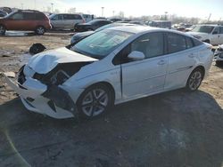 Salvage cars for sale at Indianapolis, IN auction: 2016 Toyota Prius