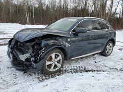 Salvage cars for sale from Copart Bowmanville, ON: 2020 Audi Q5 Premium Plus