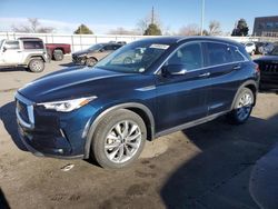 Salvage cars for sale from Copart Littleton, CO: 2021 Infiniti QX50 Luxe