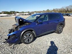 Salvage cars for sale at Tifton, GA auction: 2021 Nissan Rogue SV