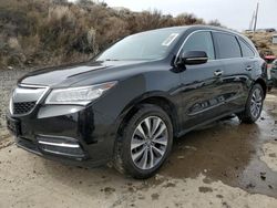 Salvage cars for sale at Reno, NV auction: 2016 Acura MDX Technology