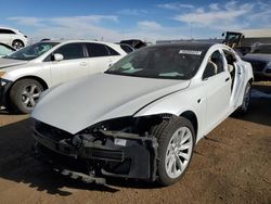 Salvage cars for sale at Brighton, CO auction: 2018 Tesla Model S