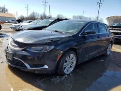 Salvage cars for sale from Copart Columbus, OH: 2016 Chrysler 200 Limited