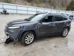 Salvage cars for sale from Copart Hurricane, WV: 2015 Jeep Cherokee Limited