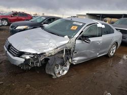 Salvage cars for sale from Copart Brighton, CO: 2015 Volkswagen Passat S