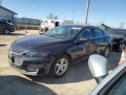 Vehiculos salvage en venta de Copart Pekin, IL: 2017 Chevrolet Malibu LS