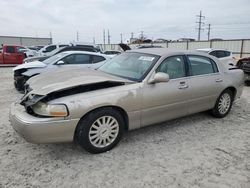 Salvage cars for sale from Copart Haslet, TX: 2003 Lincoln Town Car Signature