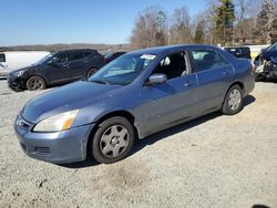 Salvage cars for sale at Concord, NC auction: 2007 Honda Accord LX