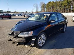 Salvage cars for sale at Dunn, NC auction: 2011 Volkswagen Jetta SEL