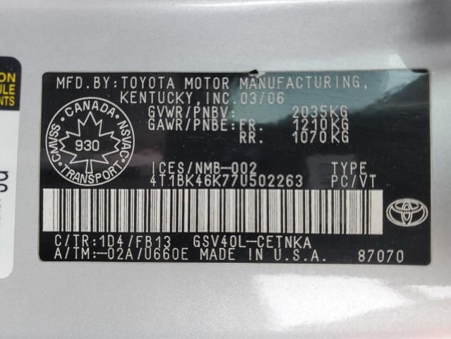 2007 Toyota Camry LE