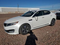 Vehiculos salvage en venta de Copart Phoenix, AZ: 2012 KIA Optima Hybrid