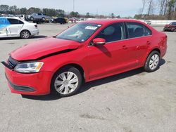 Salvage cars for sale from Copart Dunn, NC: 2013 Volkswagen Jetta SE