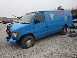 Ford salvage cars for sale: 2002 Ford Econoline E350 Super Duty Van