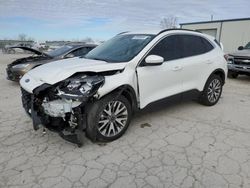 Salvage cars for sale at Kansas City, KS auction: 2021 Ford Escape Titanium