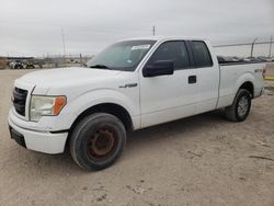 Salvage cars for sale at Houston, TX auction: 2013 Ford F150 Super Cab