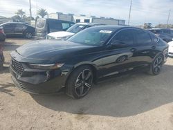 Honda Accord salvage cars for sale: 2023 Honda Accord Hybrid Sport