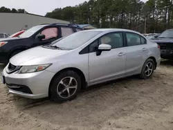 Salvage cars for sale from Copart Seaford, DE: 2015 Honda Civic SE