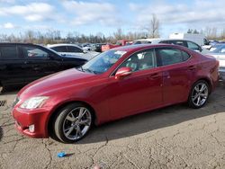 Salvage cars for sale from Copart Woodburn, OR: 2010 Lexus IS 250