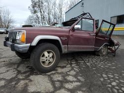 Salvage cars for sale at Portland, OR auction: 1992 Jeep Cherokee Laredo