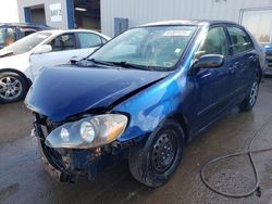 Toyota Corolla salvage cars for sale: 2005 Toyota Corolla CE