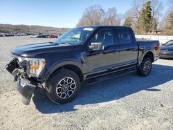 Salvage cars for sale from Copart Concord, NC: 2022 Ford F150 Supercrew
