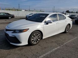 Toyota salvage cars for sale: 2021 Toyota Camry LE