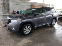 Toyota Highlander salvage cars for sale: 2013 Toyota Highlander Base