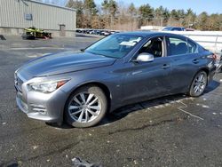 Salvage cars for sale from Copart Exeter, RI: 2014 Infiniti Q50 Base