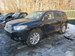 Salvage cars for sale at Candia, NH auction: 2010 Toyota Highlander Hybrid Limited