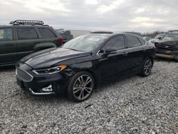 Salvage cars for sale at Madisonville, TN auction: 2019 Ford Fusion Titanium