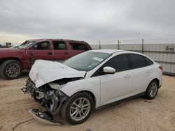 Salvage cars for sale at Andrews, TX auction: 2017 Ford Focus SE