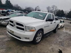 Vehiculos salvage en venta de Copart Madisonville, TN: 2012 Dodge RAM 1500 ST