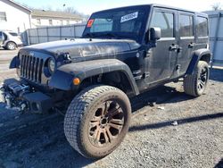 Salvage cars for sale at York Haven, PA auction: 2012 Jeep Wrangler Unlimited Sahara