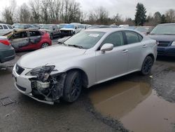 Salvage cars for sale at Portland, OR auction: 2007 Lexus IS 250