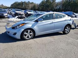 Salvage cars for sale at Exeter, RI auction: 2011 Hyundai Elantra GLS