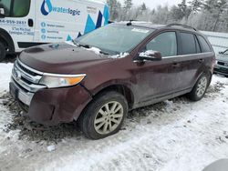 Salvage cars for sale from Copart Lyman, ME: 2012 Ford Edge Limited