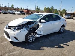 Toyota salvage cars for sale: 2016 Toyota Corolla L