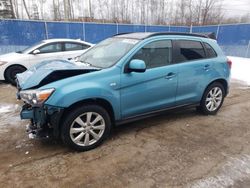 Salvage cars for sale from Copart Atlantic Canada Auction, NB: 2014 Mitsubishi RVR GT