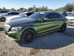 Salvage cars for sale at Riverview, FL auction: 2015 Mercedes-Benz C 300 4matic