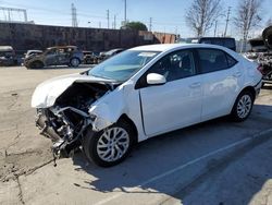 Toyota Corolla L salvage cars for sale: 2018 Toyota Corolla L