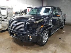 Salvage cars for sale at Elgin, IL auction: 2012 Ford F150 Supercrew